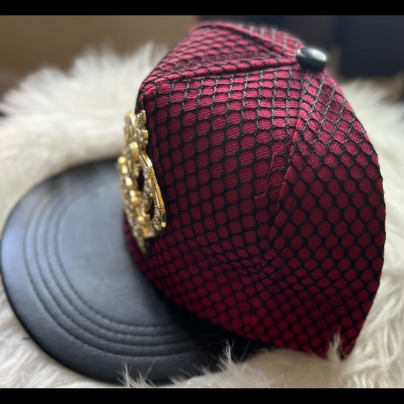 Crown SnapBack (Burgundy) - Picture 2 of 3